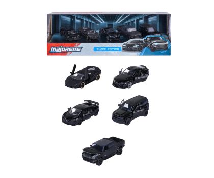 Комплект метални колички Black Edition Majorette 8502005000