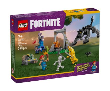 Конструктор LEGO Fortnite 77075 Лагерът на Peely и Sparkplug