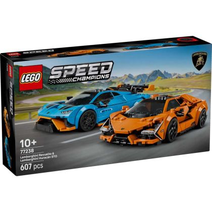 Конструктор Lamborghini Revuelto и Huracán STO LEGO Speed Champions 77238 