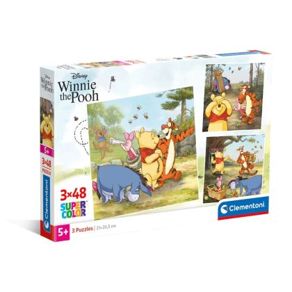 Детски пъзел Winnie The Pooh 3x48ч. CLEMENTONI 25063 