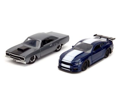 Метални автомобили Fast&Furious Ford Mustang GT350 и Plymouth 1:32 Jada Toys 9334255314R00 