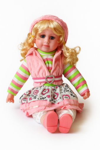 Интерактивна кукла Мелиса пееща и говореща на български език pink