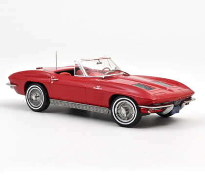 Метална кола Chevrolet Corvette Sting Ray Cabriolet Norev 1:18 - 189056
