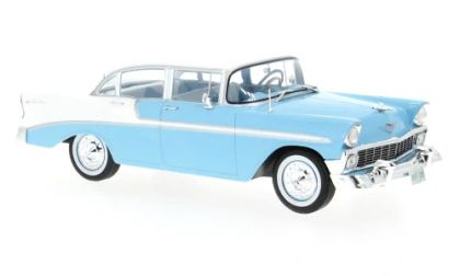 Метална кола Chevrolet Bel Air 4-Door Hard Top 1956 WHITE BOX 124248