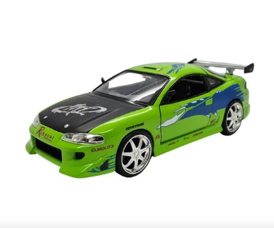 Метален автомобил Mitsubishi Eclipse Fast & Furious 1:24 Jada 93 976 0331