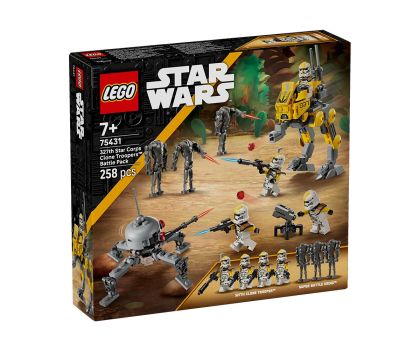 Конструктор LEGO Star Wars 75431 Боен пакет с клонинги-щурмоваци от 327-ми звезден легион