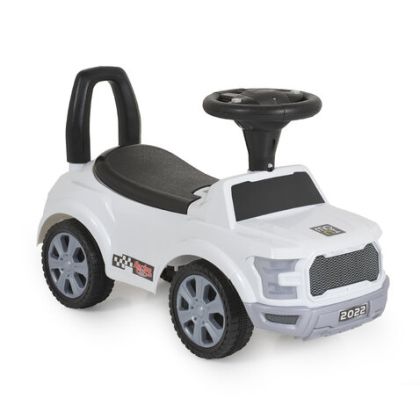 Детска кола за яздене и бутане Orlando 2022 бял