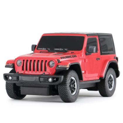 Джип JEEP Wrangler Rubicon с дистанционно управление 1:24 Rastar 79500 червен
