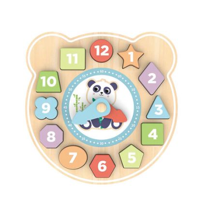 Дървен сортер часовник Hi Pando HP078