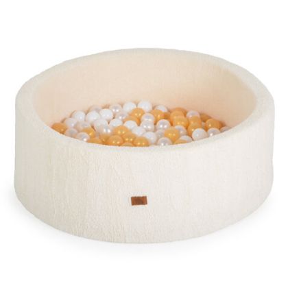 Мек басейн Boucle с топки слонова-кост