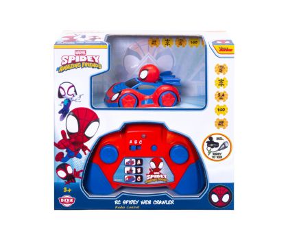 Кола с радио контрол Spidey Web Crawler 1:50 Jada 203222006