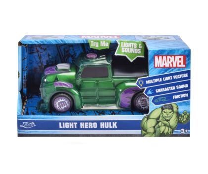 Кола със звук и светлини Marvel Light Hero Hulk Dickie 203222003  
