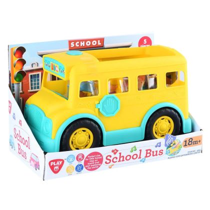 Музикален Училищен Автобус с Фигури PlayGo 9835 