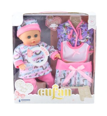 Кукла бебе със звуци и аксесоари