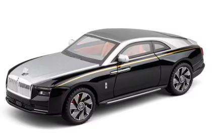 Метален автомобил Rolls Royce Spectre със звук и светлини 1/24 сив