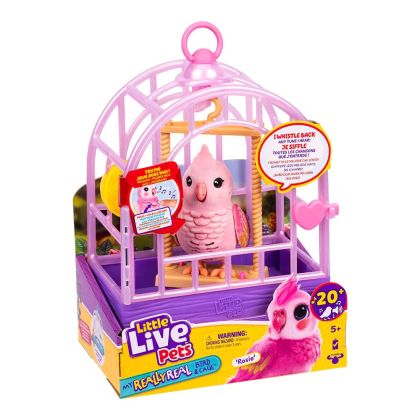 Интерактивно Пиле в Клетка Rosie Really Real Bird Little Live Pets 