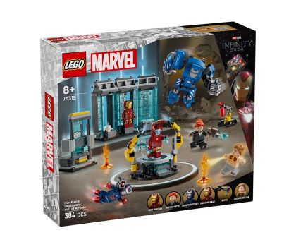 Конструктор LEGO Marvel 76315 Лабораторията на Железния човек Зала с брони