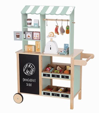 Дървен магазин с аксесоари Tooky Toy TJ427