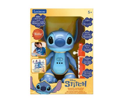 Двуезичен интерактивен Стич с дистанционно управление Lexibook STITCHI20 