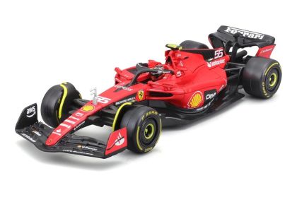 Метална кола Formula 1 Ferrari SF-23 #55 Carlos Sainz Bburago 1:24