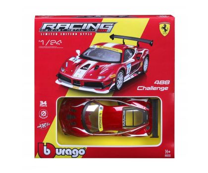 Метална кола за сглобяване Ferrari 488 Challenge Bburago 1:24 
