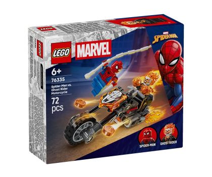 Конструктор Спайдърмен срещу Призрачен ездач с мотоциклет LEGO Marvel Super Heroes 76335 