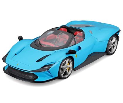 Метална кола Ferrari Signature Daytona SP3 Bburago 1:18 син