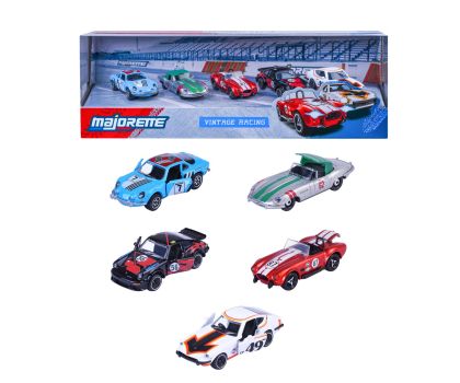 Комплект метални колички Vintage Racing Majorette 8502005001