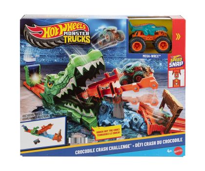 Monster Trucks писта с крокодилска каскада Hot Wheels JJN45 