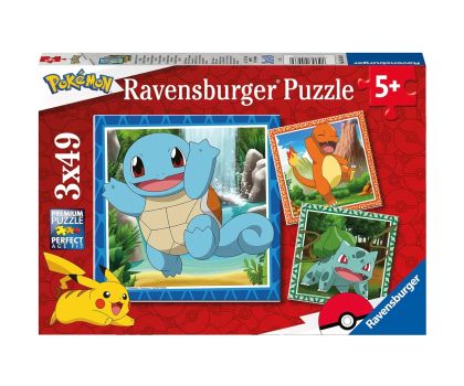 Детски пъзел Pokemon 3x49 ел. Ravensburger 5586