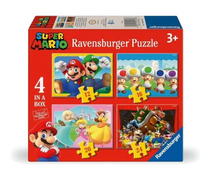 Детски пъзел Super Mario 4x1 Ravensburger 2004107