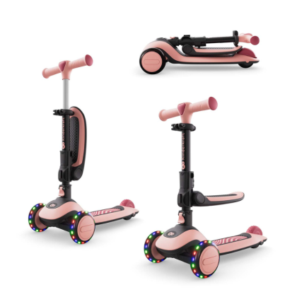 Тротинетка със седалка KinderKraft Halley 2 ROSE PINK