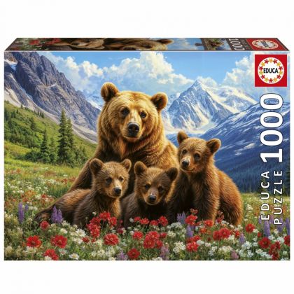 Пъзел мечки Гризли в Канада 1000 части Educa EDU20553