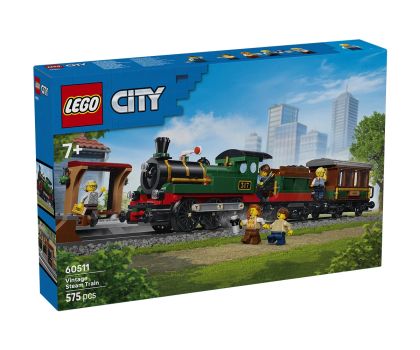 Конструктор Класически парен влак LEGO City 60511 