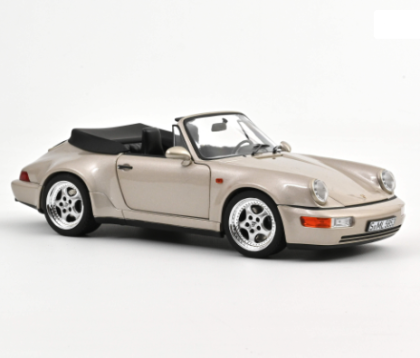 Колекционерска метална кола Porsche 911 Turbo Look Cabriolet 1:18 NOREV 187140