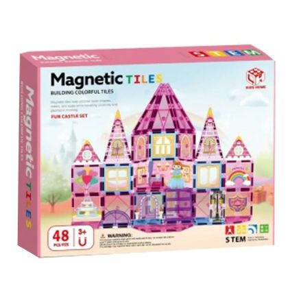 Магнитен конструктор Замък Magnetic Tiles M536 