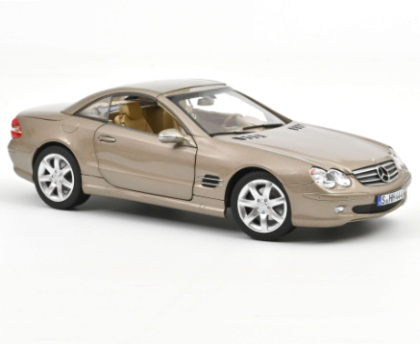 Колекционерска метална кола Mercedes Benz SL 500 1:18 NOREV 183843