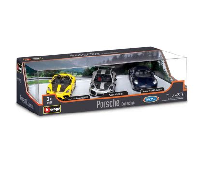 Комплект метални коли Porsche 1:43 Bburago Street Fire 