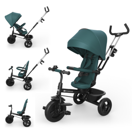 Триколка със сенник KinderKraft ASTON PLUS ЗЕЛЕНА