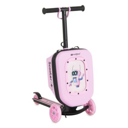 Сгъваема тротинетка 2in1 ScooterBox Byox Pink