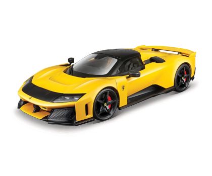 Метална кола Ferrari F80 1:24 Bburago 26034 жълт