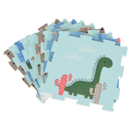 Мек пъзел килим с принт Dino World 0349
