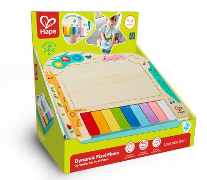 Дървено пиксел пиано Hape H0635