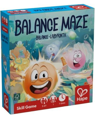 Настолна игра 2в1 Лабиринт Hape