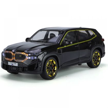 Метален автомобил BMW XM 1/24 черен