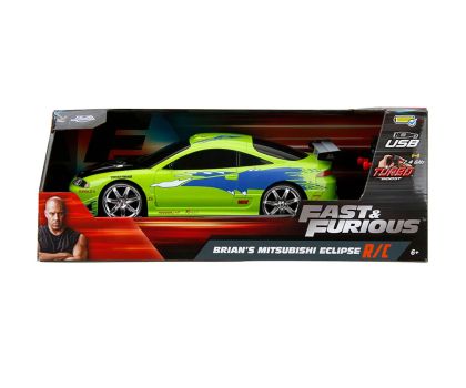 Кола с радио контрол Mitsubishi Eclipse Бързи и яростни 1:16 Jada 