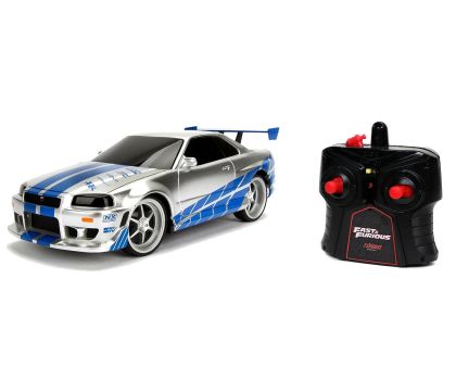 Кола с радио контрол Nissan Skyline GTR Бързи и яростни 1:16 Jada 