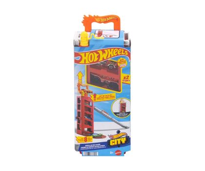 Комплект с изстрелвачка Speed&Go Fire Station Hot Wheels City JMJ53