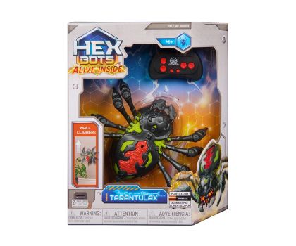 Катереща се тарантула с дистанционно управление и светещи очи HEX BOTS Spin Master 6077330