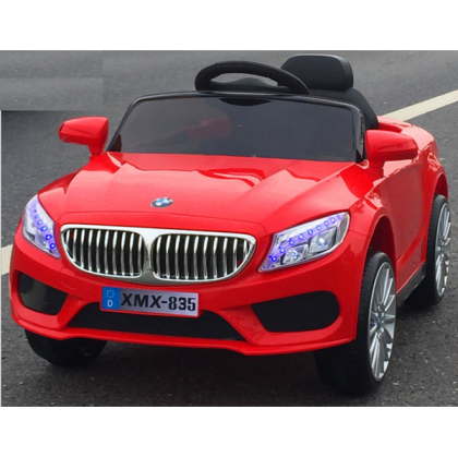 Акумулаторна кола BMW 12V с отварящи се врати и радио контрол ЧЕРВЕНА